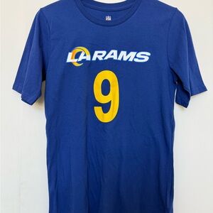 NFL LA Rams Youth Stafford Blue Shirt